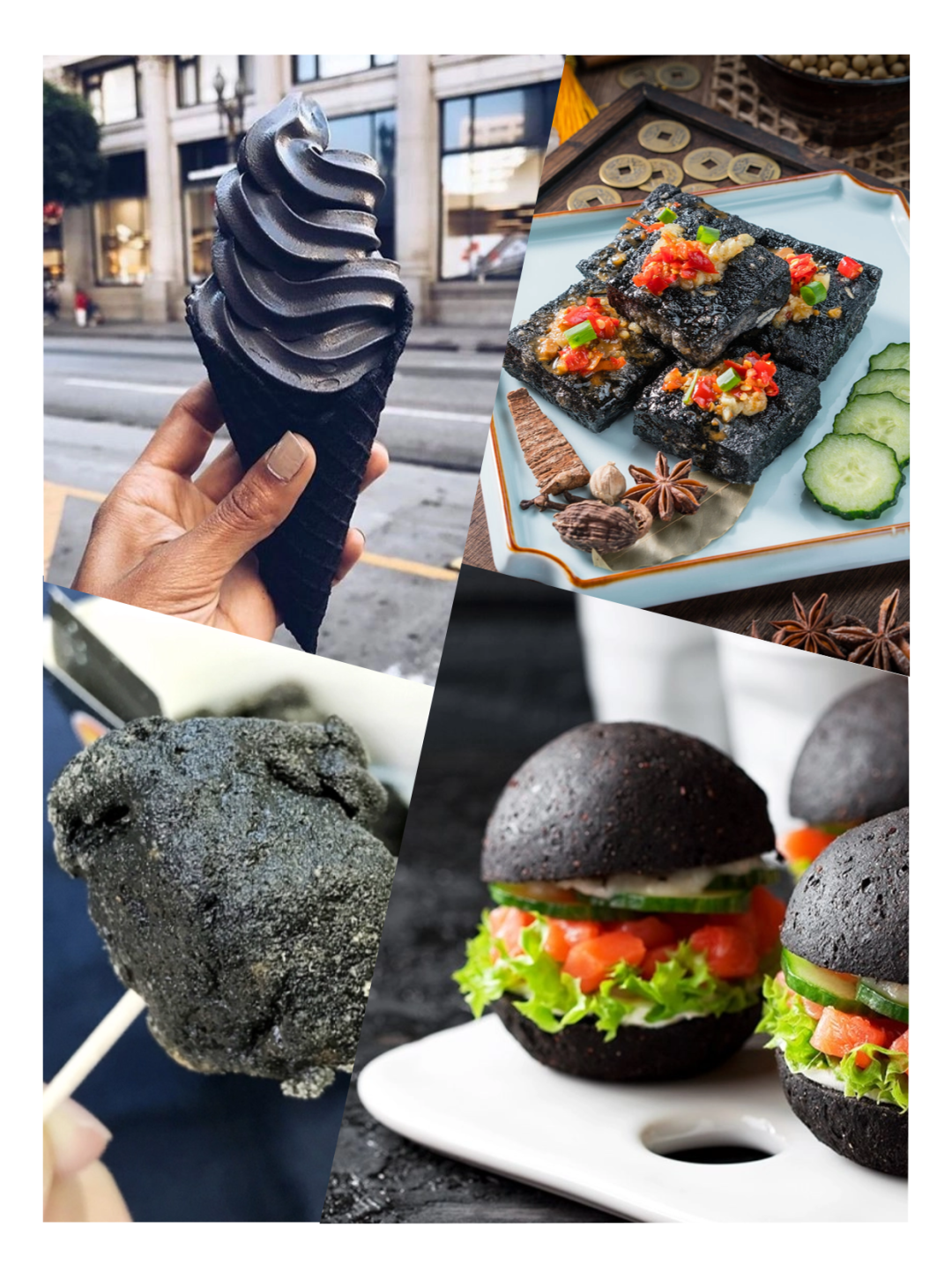 植物炭黑色素相關(guān)的食物
